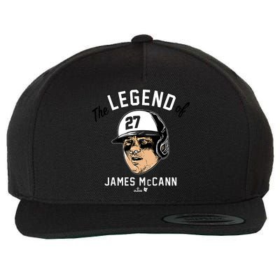 The Legend Of James Mccann Baltimore Baseball Wool Snapback Cap