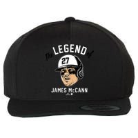The Legend Of James Mccann Baltimore Baseball Wool Snapback Cap