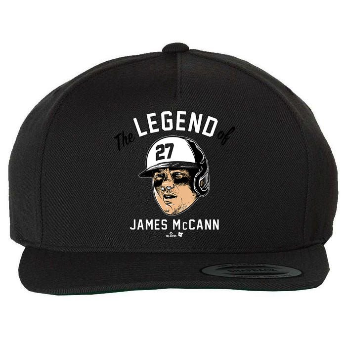 The Legend Of James Mccann Baltimore Baseball Wool Snapback Cap