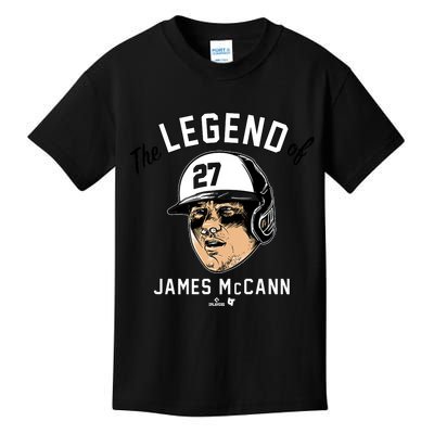 The Legend Of James Mccann Baltimore Baseball Kids T-Shirt