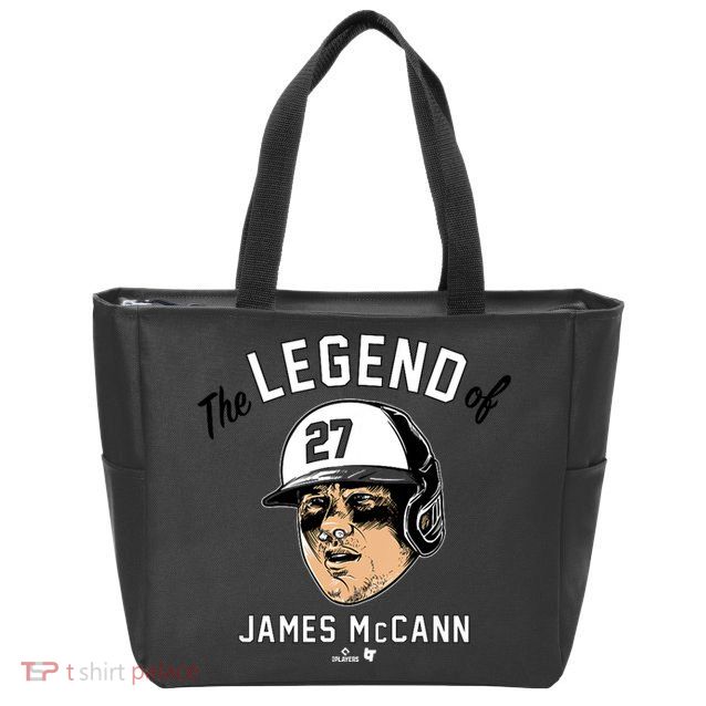 The Legend Of James Mccann Baltimore Baseball Zip Tote Bag