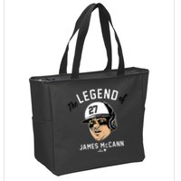 The Legend Of James Mccann Baltimore Baseball Zip Tote Bag