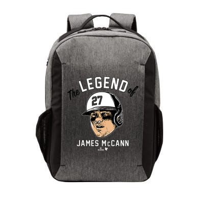 The Legend Of James Mccann Baltimore Baseball Vector Backpack