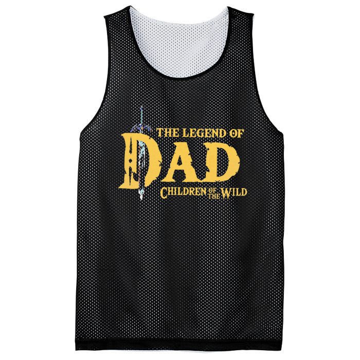 The Legend Of Dad Children Of The Wild Mesh Reversible Basketball Jersey Tank