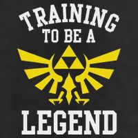The Legend Of Hyrule Triforce Training To Be A Legend Cool Comfort Performance Bucket Hat