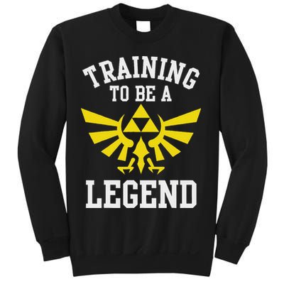 The Legend Of Hyrule Triforce Training To Be A Legend Sweatshirt
