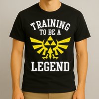 The Legend Of Hyrule Triforce Training To Be A Legend T-Shirt
