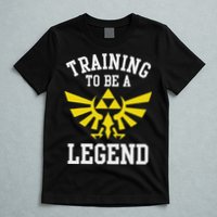 The Legend Of Hyrule Triforce Training To Be A Legend T-Shirt