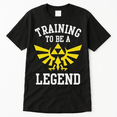 The Legend Of Hyrule Triforce Training To Be A Legend Tall T-Shirt