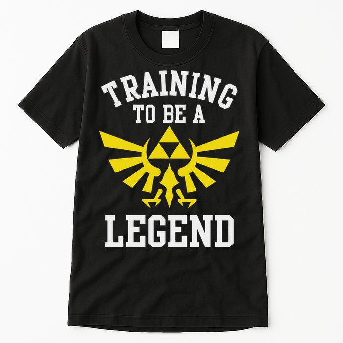 The Legend Of Hyrule Triforce Training To Be A Legend Tall T-Shirt