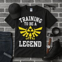 The Legend Of Hyrule Triforce Training To Be A Legend Tall T-Shirt