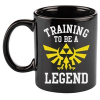 The Legend Of Hyrule Triforce Training To Be A Legend 11oz C Handle Ceramic Mug