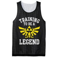 The Legend Of Hyrule Triforce Training To Be A Legend Mesh Reversible Basketball Jersey Tank
