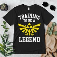 The Legend Of Hyrule Triforce Training To Be A Legend Premium T-Shirt