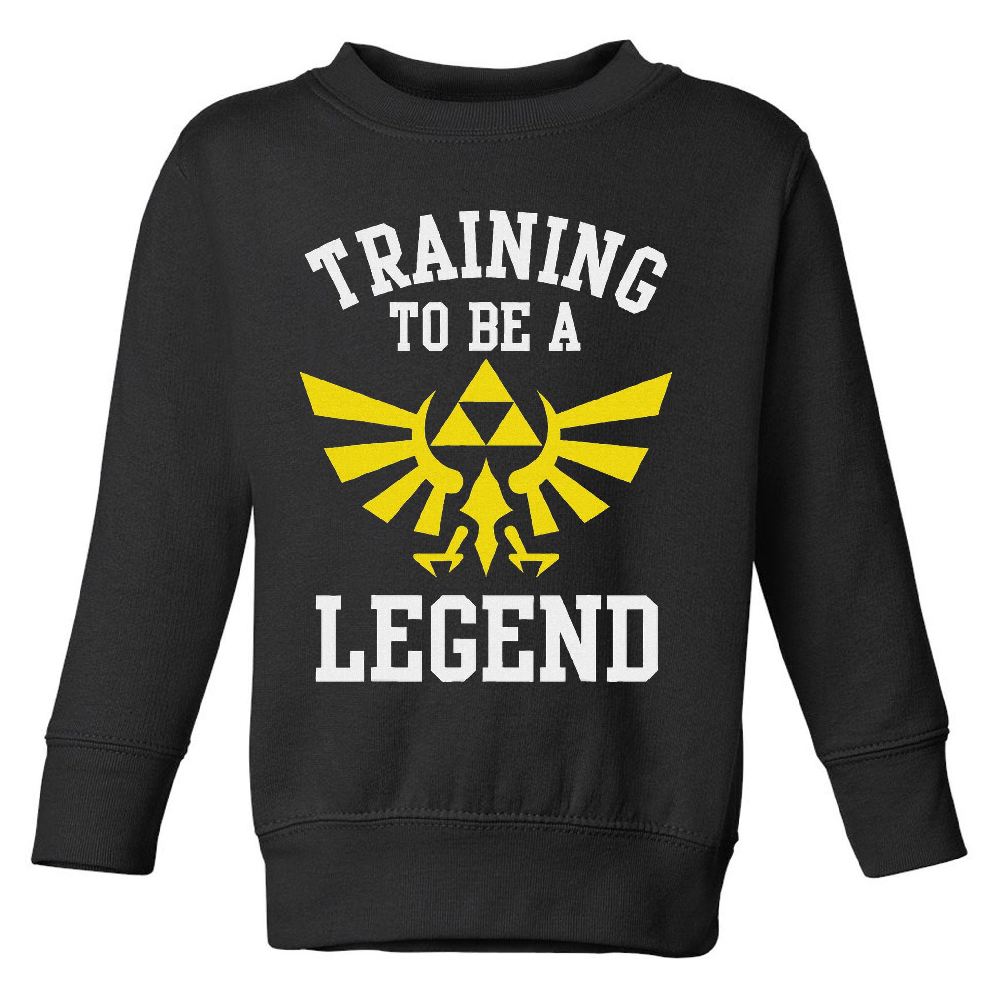 The Legend Of Hyrule Triforce Training To Be A Legend Toddler Sweatshirt