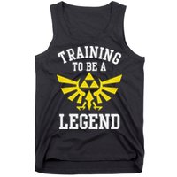 The Legend Of Hyrule Triforce Training To Be A Legend Tank Top
