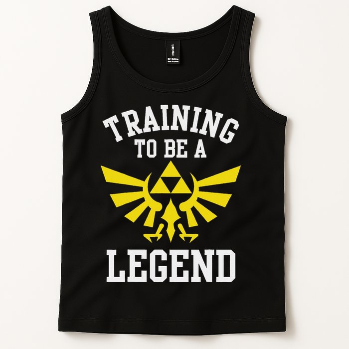 The Legend Of Hyrule Triforce Training To Be A Legend Tank Top