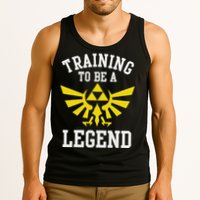The Legend Of Hyrule Triforce Training To Be A Legend Tank Top