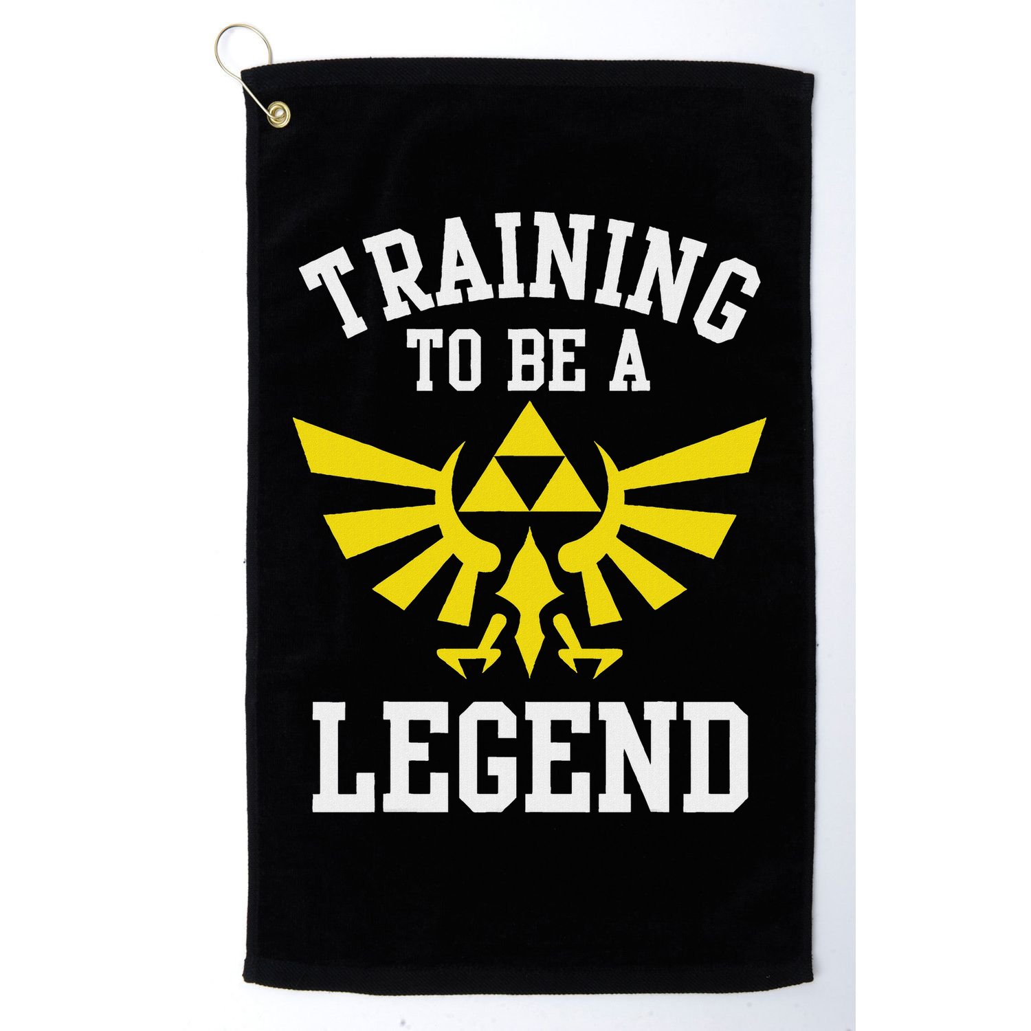 The Legend Of Hyrule Triforce Training To Be A Legend Golf Towel