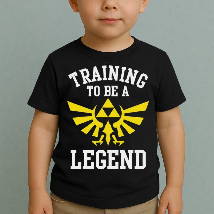 The Legend Of Hyrule Triforce Training To Be A Legend Toddler T-Shirt