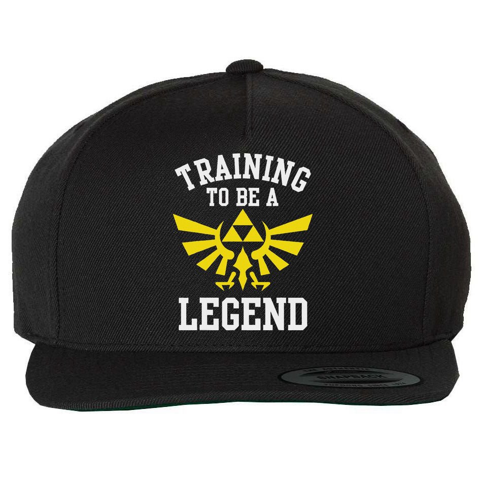 The Legend Of Hyrule Triforce Training To Be A Legend Wool Snapback Cap