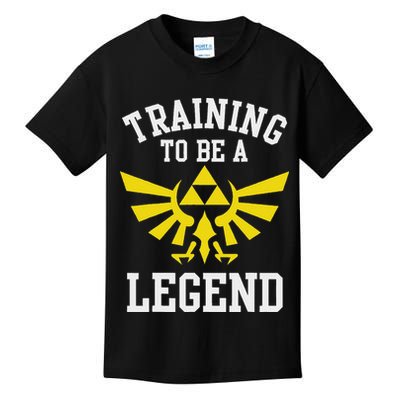 The Legend Of Hyrule Triforce Training To Be A Legend Kids T-Shirt