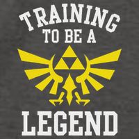 The Legend Of Hyrule Triforce Training To Be A Legend Vector Backpack