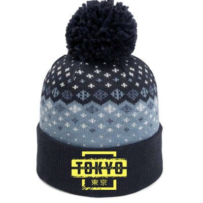 Tokyo Land Of The Rising Sun The Baniff Cuffed Pom Beanie