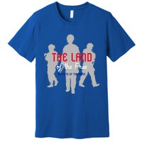 The Land Of The Free Because Of The Brave Cute Gift Premium T-Shirt