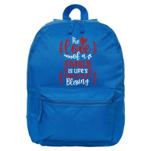 The Love Of A Family Is Life's Greatest Blessing Adoption Gift 16 in Basic Backpack