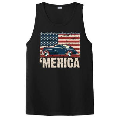 The Land Of The Free Home Of The Brave Classic American Car PosiCharge Competitor Tank