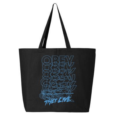 They Live Obey Outline Stack 25L Jumbo Tote