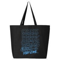 They Live Obey Outline Stack 25L Jumbo Tote