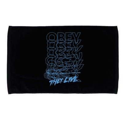 They Live Obey Outline Stack Microfiber Hand Towel