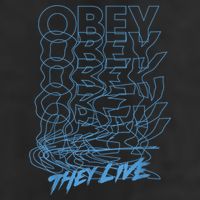 They Live Obey Outline Stack Microfiber Hand Towel