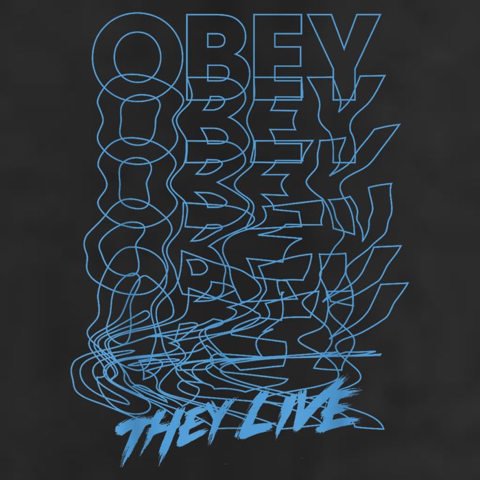 They Live Obey Outline Stack Microfiber Hand Towel