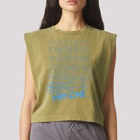 They Live Obey Outline Stack Garment-Dyed Women's Muscle Tee