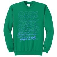 They Live Obey Outline Stack Sweatshirt