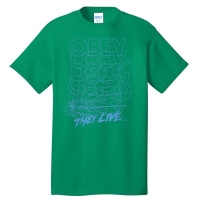 They Live Obey Outline Stack Tall T-Shirt