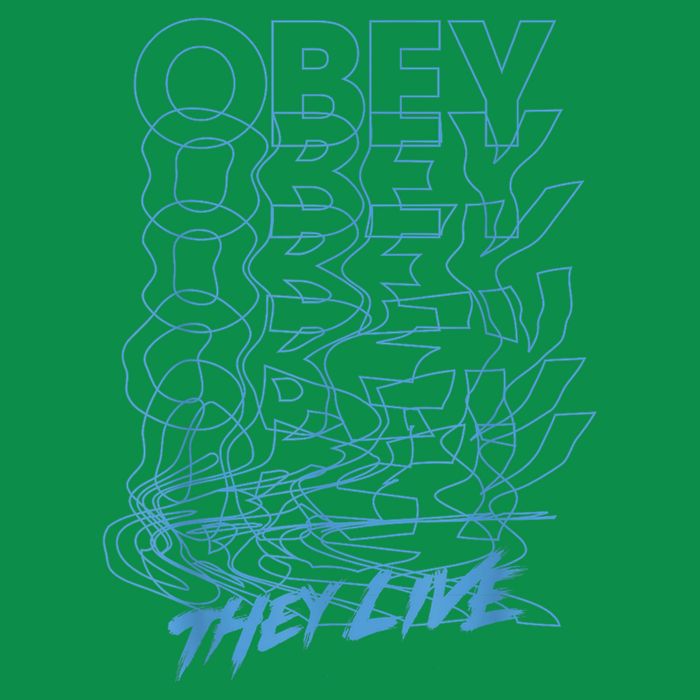They Live Obey Outline Stack Tall T-Shirt