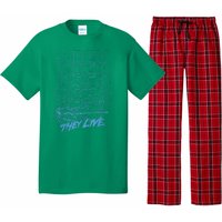 They Live Obey Outline Stack Pajama Set