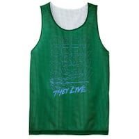 They Live Obey Outline Stack Mesh Reversible Basketball Jersey Tank