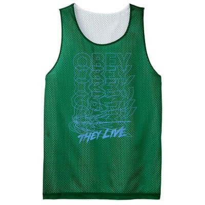 They Live Obey Outline Stack Mesh Reversible Basketball Jersey Tank