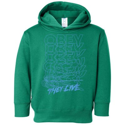 They Live Obey Outline Stack Toddler Hoodie