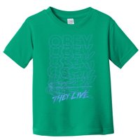They Live Obey Outline Stack Toddler T-Shirt