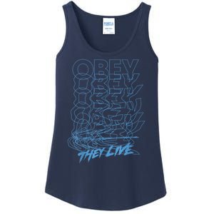 They Live Obey Outline Stack Ladies Essential Tank