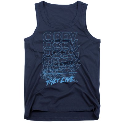 They Live Obey Outline Stack Tank Top