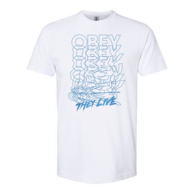 They Live Obey Outline Stack Softstyle CVC T-Shirt