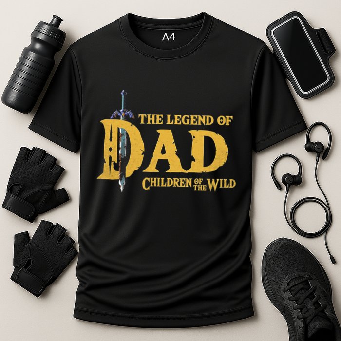 The Legend Of Dad Children Of The Wild Cooling Performance Crew T-Shirt