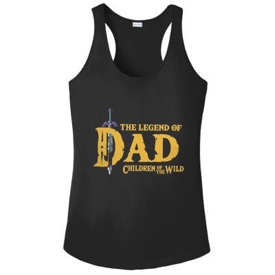 The Legend Of Dad Children Of The Wild Ladies PosiCharge Competitor Racerback Tank